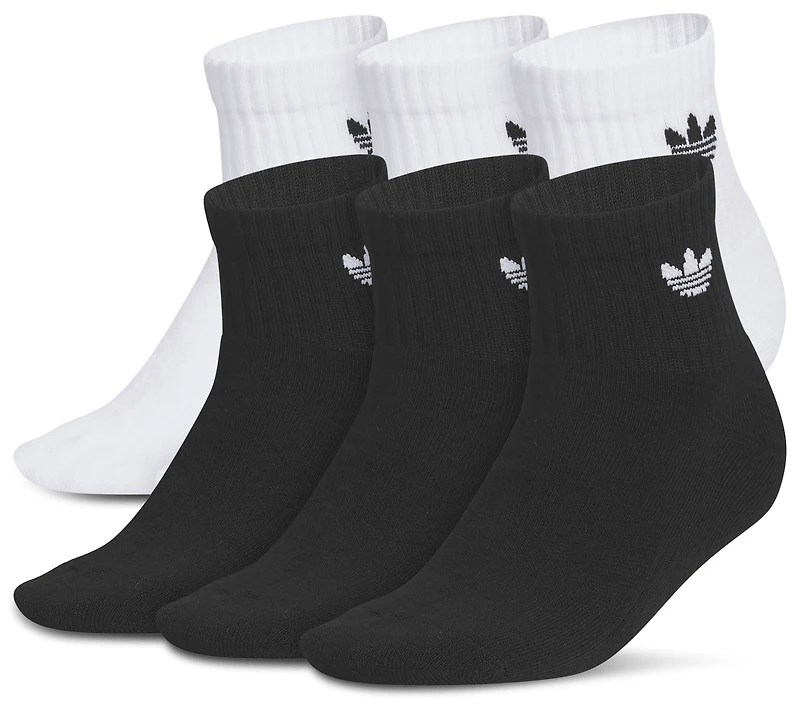 adidas Originals Trefoil 2.0 Quarter Socks 6-Pack - Boys' Grade School