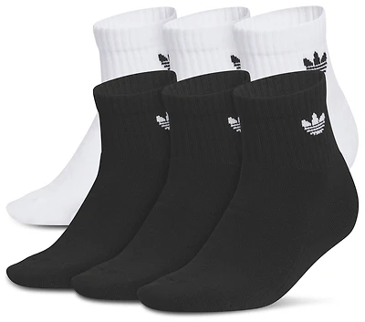 adidas Originals Trefoil 2.0 Quarter Socks 6-Pack - Boys' Grade School