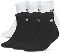 adidas Originals Trefoil 2.0 Quarter Socks 6-Pack - Boys' Grade School