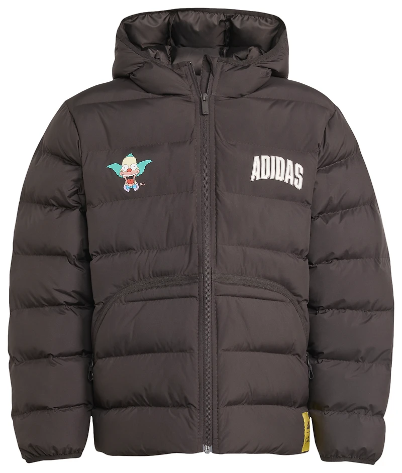adidas Boys adidas x The Simpsons Jacket - Boys' Grade School Night Brown Size M