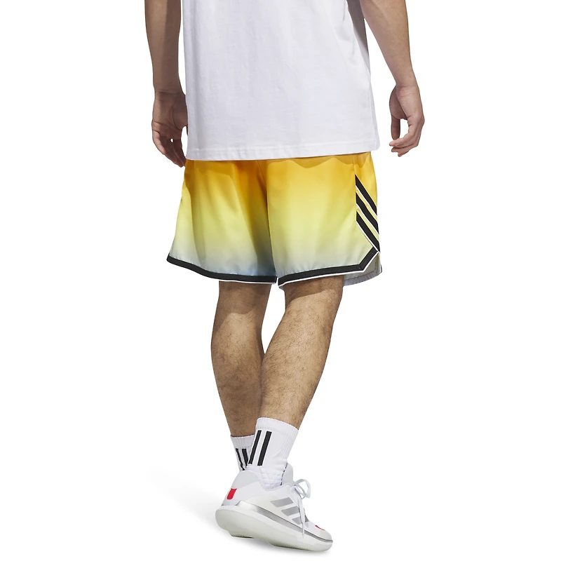 adidas CrazyLite Allover Printed 9" Basketball Shorts - Men's