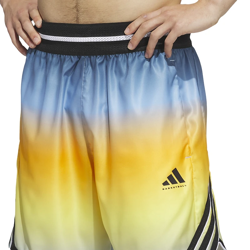 adidas CrazyLite Allover Printed 9" Basketball Shorts - Men's