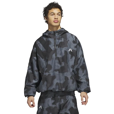 adidas Anthony Edwards Camo AOP Windbreaker Jacket - Men's
