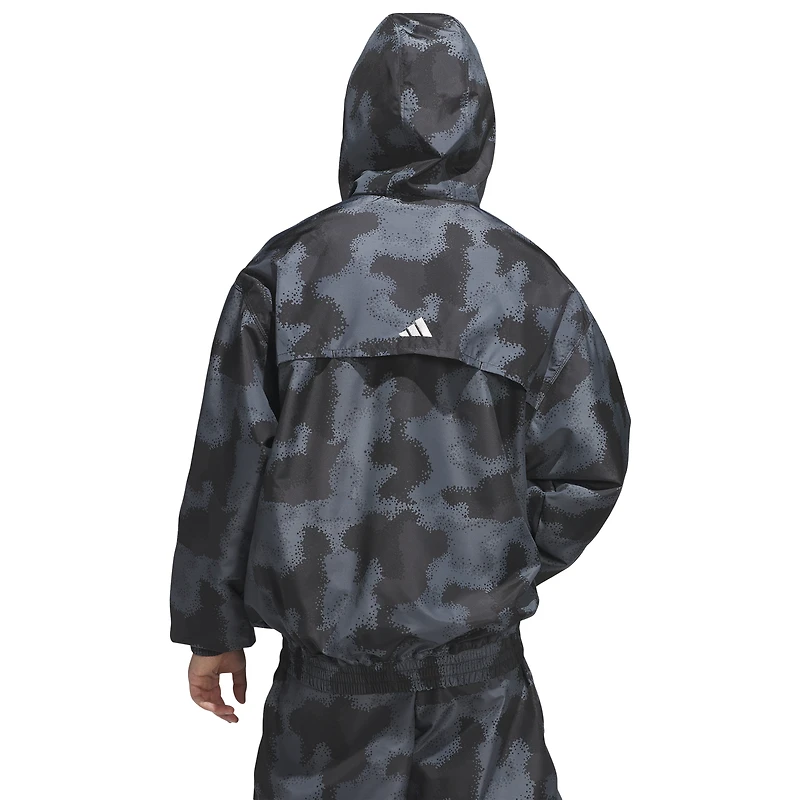 adidas Anthony Edwards Camo AOP Windbreaker Jacket - Men's