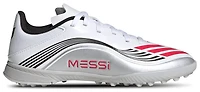 adidas Boys F50 Messi League Turf - Boys' Grade School Shoes Ftwr White/Lucid Red