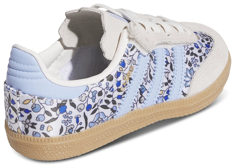 adidas Boys Originals x Liberty London Samba Elastic Lace - Boys' Preschool Shoes Supplier Colour/Off White