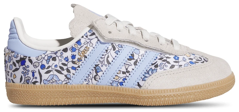 adidas Boys Originals x Liberty London Samba Elastic Lace - Boys' Preschool Shoes Supplier Colour/Off White