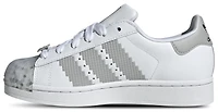 adidas Boys Originals Superstar Mine Craft - Boys' Grade School Running Shoes White/Grey