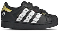 adidas Boys Originals Superstar LED Lights - Boys' Preschool Basketball Shoes Black/White/Multi