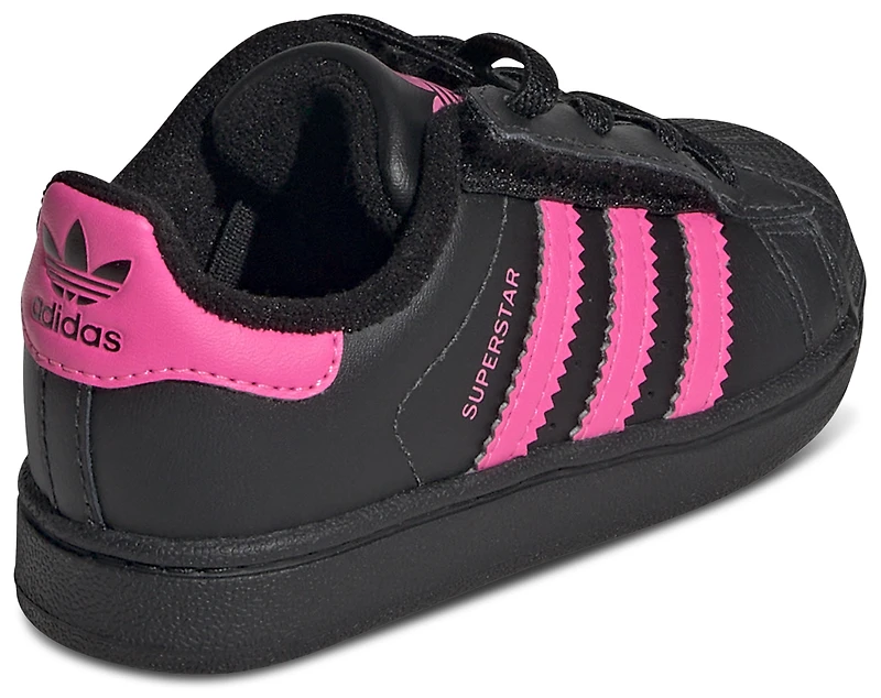 adidas Girls Originals Superstar II - Girls' Toddler Shoes Pink/Black