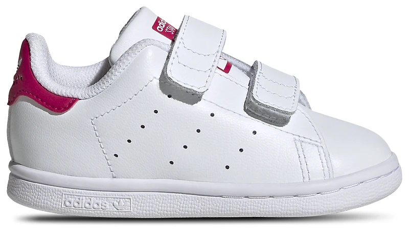 adidas Boys Originals Stan Smith - Boys' Toddler Shoes White/White/Bold Pink