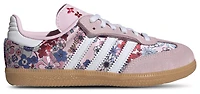 adidas Girls Samba OG - Girls' Preschool Shoes Pink/Blue