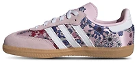 adidas Girls Samba OG - Girls' Preschool Shoes Pink/Blue