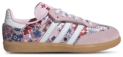 adidas Girls Samba OG - Girls' Preschool Shoes Pink/Blue