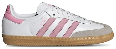 adidas Girls Originals Samba OG - Girls' Grade School Shoes White/Light Pink/Gum