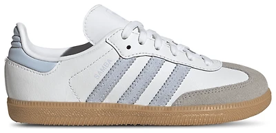 adidas Boys Originals Samba OG - Boys' Preschool Soccer Shoes White/Blue