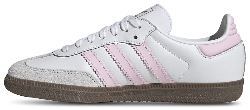 adidas Originals Boys adidas Originals Samba - Boys' Grade School Shoes White/Clear Pink Size 03.5