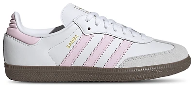 adidas Originals Boys Samba - Boys' Grade School Shoes White/Clear Pink