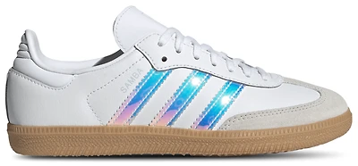 adidas Girls Originals Samba OG - Girls' Grade School Shoes White/Halo Blue