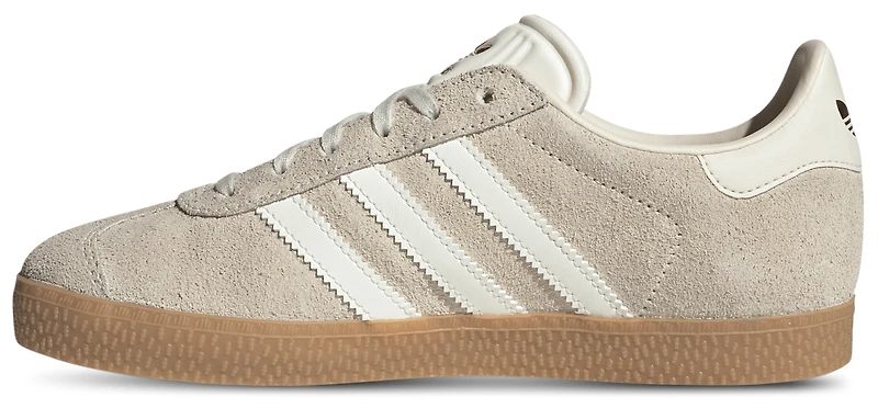 adidas Boys Originals Gazelle J - Boys' Grade School Shoes Wonder White/Beige