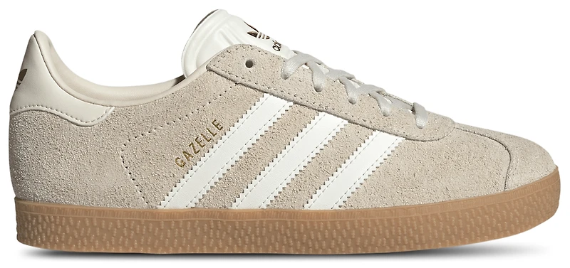 adidas Boys Originals Gazelle J - Boys' Grade School Shoes Wonder White/Beige