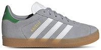 adidas Girls Originals Gazelle - Girls' Preschool Shoes Halo Silver/White