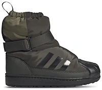 adidas Boys Originals Superstar 360 Winter Casual Boots - Boys' Preschool Shadow Olive/Black