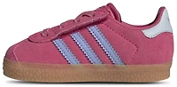 adidas Girls Originals Gazelle - Girls' Toddler Running Shoes Pink/Blue Spark/Halo Blue