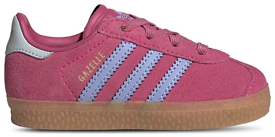 adidas Girls Originals Gazelle - Girls' Toddler Running Shoes Pink/Blue Spark/Halo Blue
