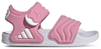adidas Girls adidas adilette 2 - Girls' Preschool Shoes Bliss Pink/Ftwr White/Bliss Pink Size 11.0
