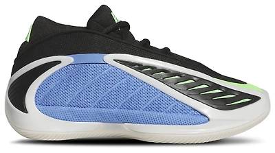 adidas Boys Anthony Edwards 2 - Boys' Grade School Basketball Shoes Blue/Zero Metallic/Lime Burst