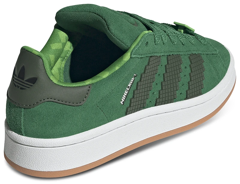 adidas Boys Originals Campus 00s Mine Craft - Boys' Grade School Shoes Green/White/Black