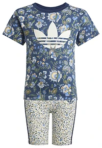 adidas Girls Originals x Liberty London Shorts & T-Shirt Set