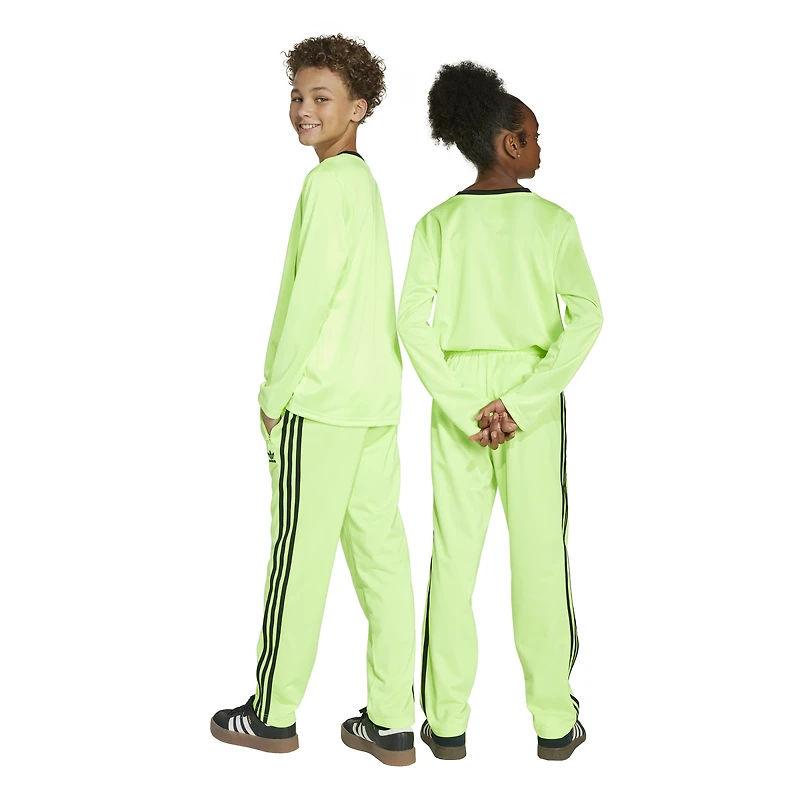 adidas Boys Firebird Track Pants - Boys' Grade School Volt/Black