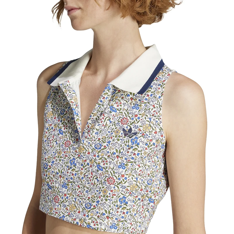 adidas Originals x Liberty London Sleeveless Polo Shirt - Women's