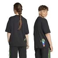 adidas Boys Originals x Minecraft T-Shirt - Boys' Grade School Black