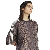 adidas Originals Leopard T-Shirt Dress - Women's