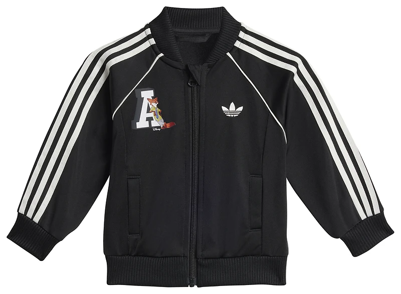 adidas Boys Originals x Disney Superstar Tracksuit - Boys' Toddler Black/Off White