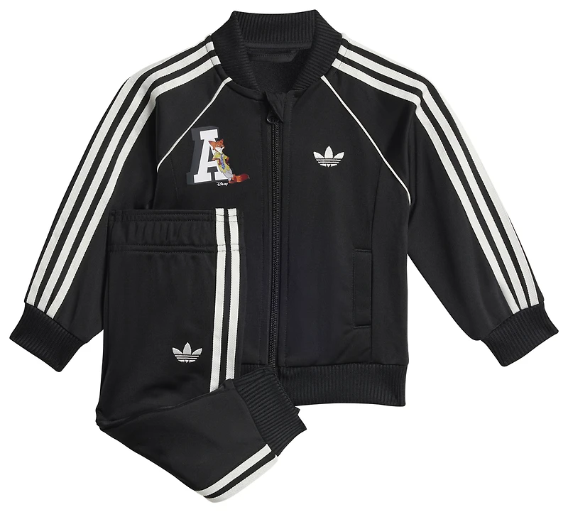 adidas Boys Originals x Disney Superstar Tracksuit - Boys' Toddler Black/Off White