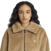 adidas Originals Hooded Fur Jacket - Women's