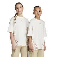adidas Boys Originals Flames Lifestyle T-Shirt - Boys' Grade School Off White