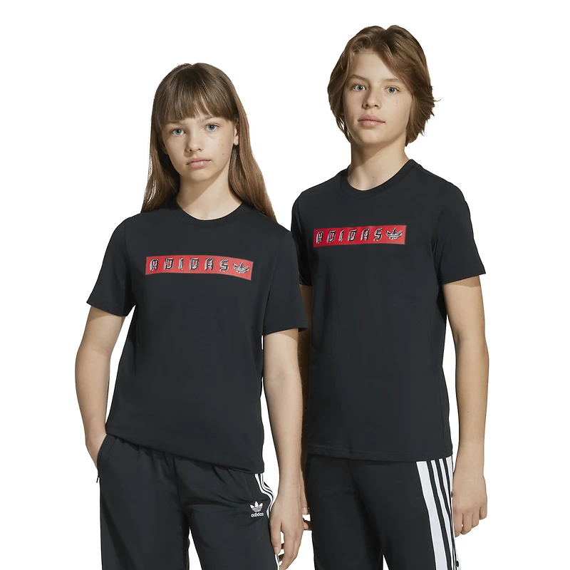 adidas Boys Classic Sport T-Shirt - Boys' Grade School Black/White