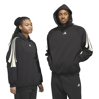 adidas Basketball 3-Stripes Fleece Hoodie - Men's