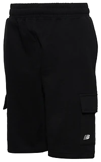 New Balance Fleece Cargo Shorts - Boys' Grade School