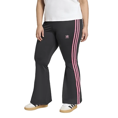 adidas Originals 3-Stripes Flared Leggings (Plus Size) - Women's