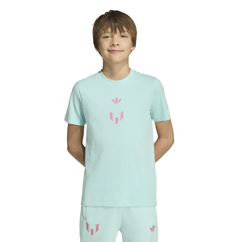 adidas Messi Soccer T-Shirt - Boys' Grade School