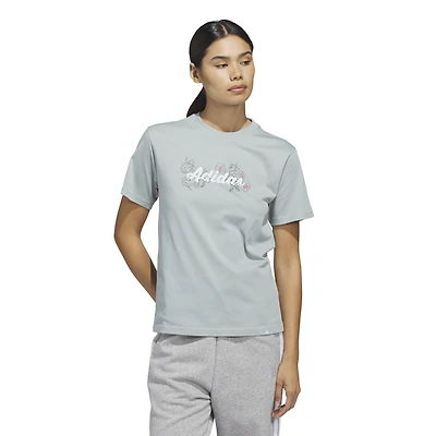 adidas Wester Florals Graphic T-Shirt - Women's