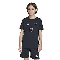 adidas Boys Messi Name & Number Graphic Soccer T-Shirt - Boys' Grade School Black