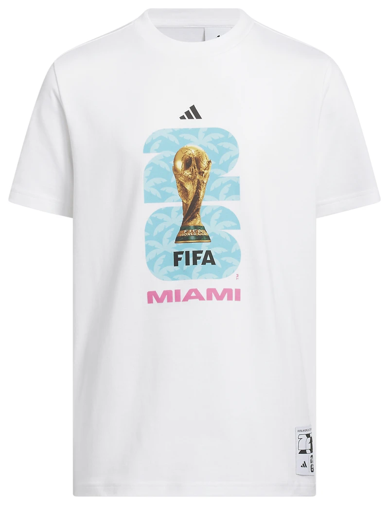 adidas FIFA World Cup 26 Host City Miami Tee - Boys' Grade School