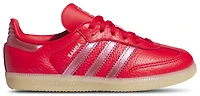 adidas Girls Samba - Girls' Preschool Shoes White/Metallic Red/Gum